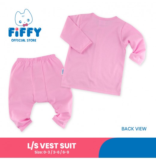 FIFFY BEAR TRIBES BAJU BAYI LONG SLEEVE VEST SUIT (4023040)