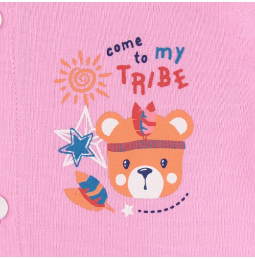 FIFFY BEAR TRIBES BAJU BAYI LONG SLEEVE VEST SUIT (4023040)