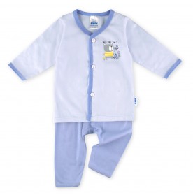 FIFFY NICE BEAR DAY LONG SLEEVE VEST SUIT