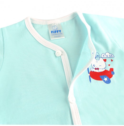 FIFFY FLYING BABY LONG SLEEVE VEST SUIT