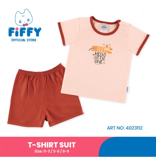 FIFFY LEISURE FELINE T-SHIRT SUIT