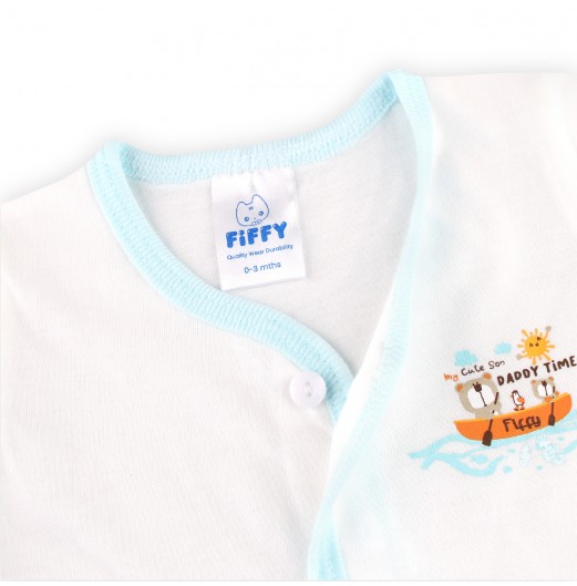 FIFFY BEAR BOATING TIME SHORT SLEEVE VEST+ LONG PANT SUIT