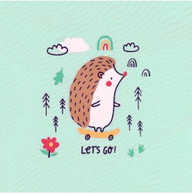 FIFFY BAJU BAYI LET'S GO HEDGEHOG T-SHIRT SUIT (4024028)
