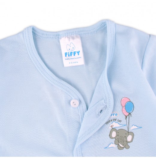 FIFFY PLAYFUL LITTLE CUTE LONG SLEEVE VEST SUIT (4024031)