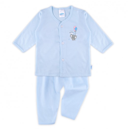 FIFFY PLAYFUL LITTLE CUTE LONG SLEEVE VEST SUIT (4024031)