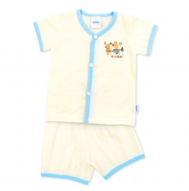 FIFFY BAJU BAYI BEAR AND BUDDY SHORT SLEEVE VEST SUIT (4025001)