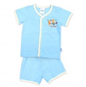 FIFFY BAJU BAYI BEAR AND BUDDY SHORT SLEEVE VEST SUIT (4025001)