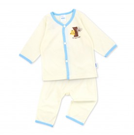 FIFFY BAJU BAYI LET'S HIDE AND SEEK LONG SLEEVE VEST SUIT (4025003)