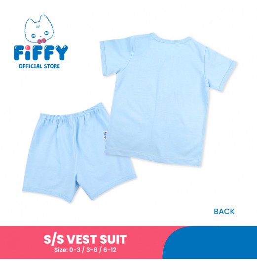 FIFFY ICE CREAM SHOP SHORT SLEEVE VEST SUIT