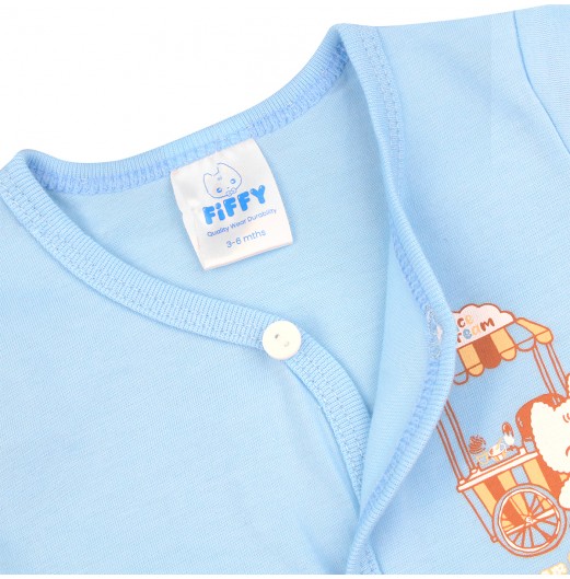 FIFFY ICE CREAM SHOP SHORT SLEEVE VEST SUIT