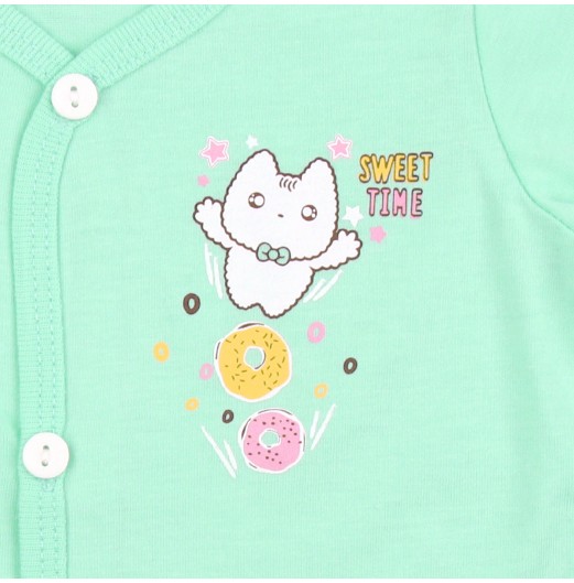 FIFFY SWEET TIME SHORT SLEEVE VEST + LONG PANT SUIT
