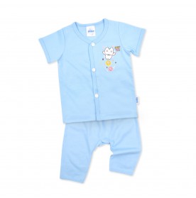 FIFFY SWEET TIME SHORT SLEEVE VEST + LONG PANT SUIT
