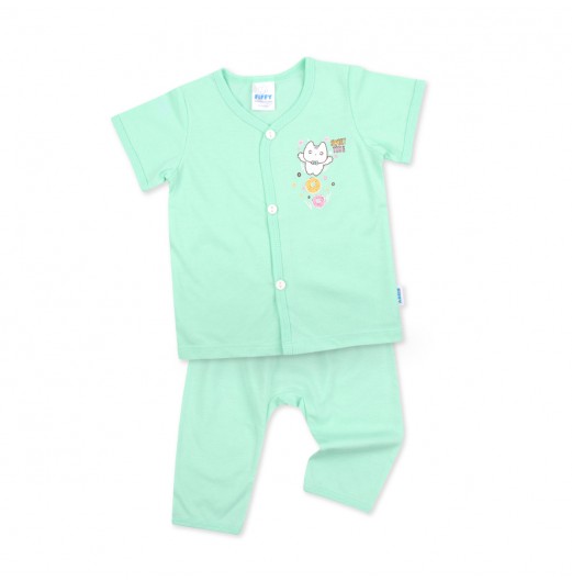 FIFFY SWEET TIME SHORT SLEEVE VEST + LONG PANT SUIT