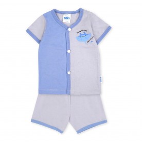FIFFY BAJU BAYI ENJOY THE SEA SHORT SLEEVE VEST SUIT (4025009)