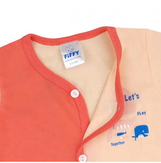 FIFFY BAJU BAYI PLAY TOGETHER LONG VEST SUIT (4025011)