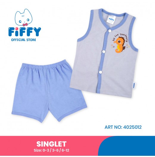 FIFFY BAJU BAYI BY THE SEAHORSE SINGLE SUIT (4025012)