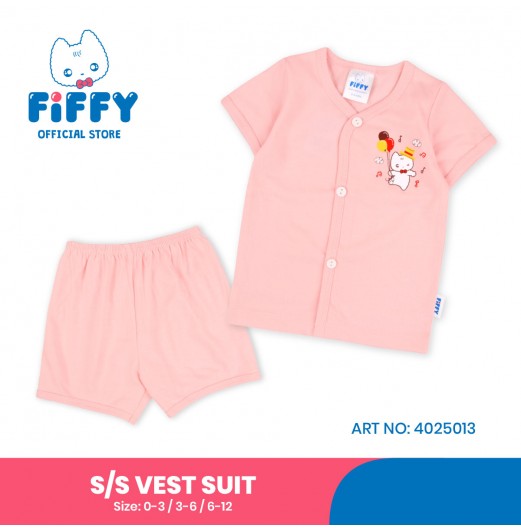 FIFFY BALLOON & BEATS SHORT SLEEVE VEST SUIT (4025013)