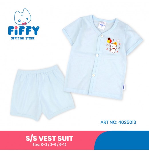 FIFFY BALLOON & BEATS SHORT SLEEVE VEST SUIT (4025013)