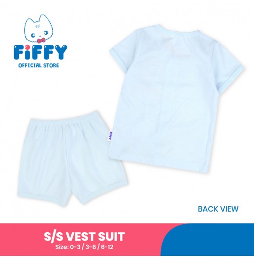 FIFFY BALLOON & BEATS SHORT SLEEVE VEST SUIT (4025013)