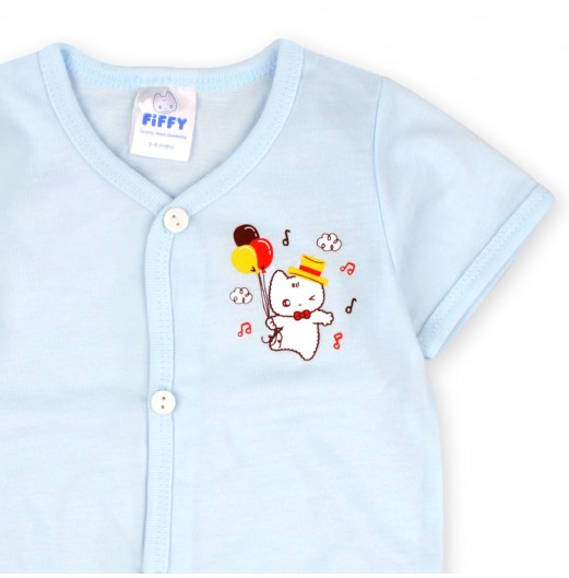 FIFFY BALLOON & BEATS SHORT SLEEVE VEST SUIT (4025013)