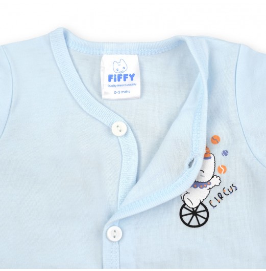 FIFFY CIRCUS SHORT SLEEVE VEST + LONG PANT SUIT (4025014)