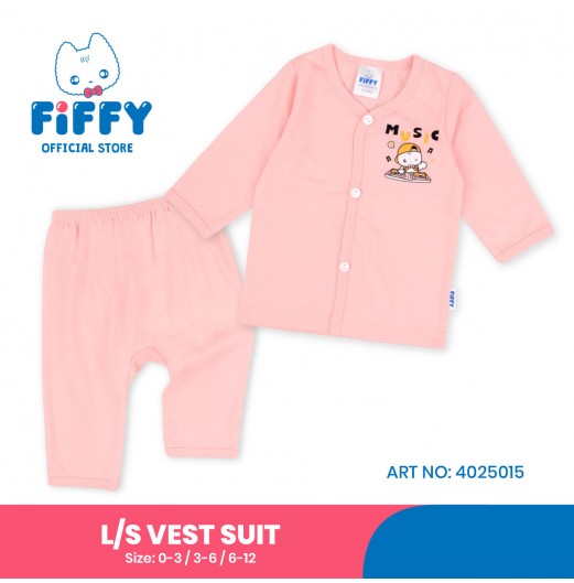 FIFFY MUSIC LONG SLEEVE VEST SUIT (4025015)
