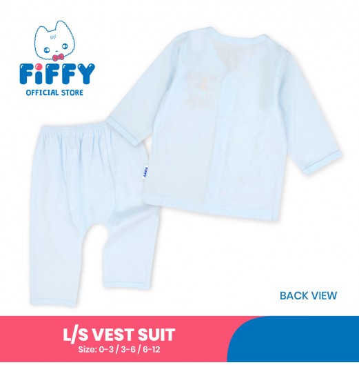 FIFFY MUSIC LONG SLEEVE VEST SUIT (4025015)
