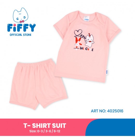 FIFFY WELCOME T-SHIRT SUIT (4025016)