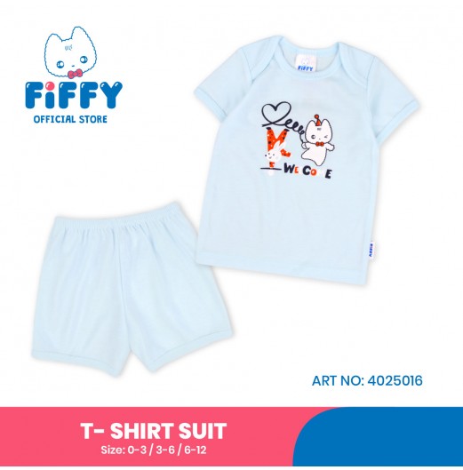 FIFFY WELCOME T-SHIRT SUIT (4025016)