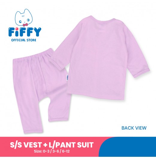 FIFFY YUMMY TIME LONG SLEEVE VEST SUIT (4025019)