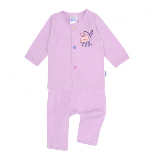 FIFFY YUMMY TIME LONG SLEEVE VEST SUIT (4025019)