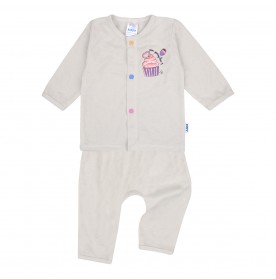 FIFFY YUMMY TIME LONG SLEEVE VEST SUIT (4025019)