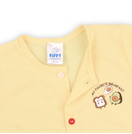 FIFFY FAVORITE BREAKFAST LONG SLEEVE VEST SUIT (4025020)
