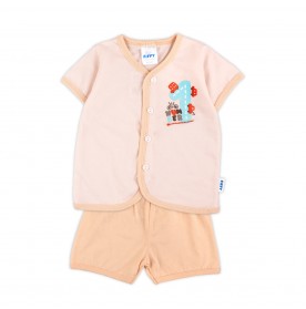 FIFFY NUMBER 1 BAJU BAYI SHORT SLEEVE VEST SUIT (4025021)