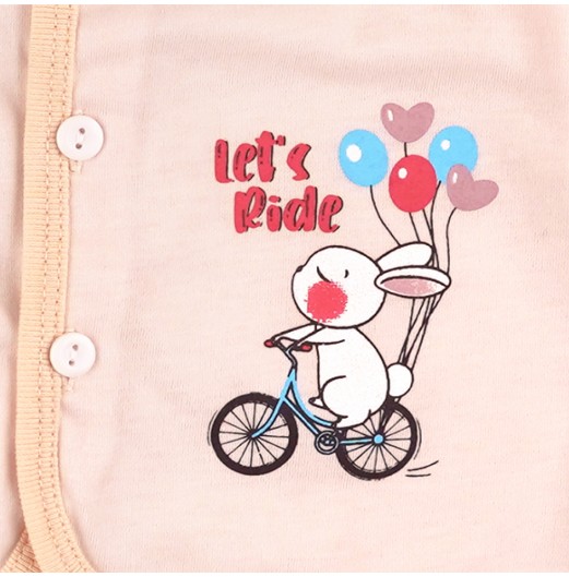 FIFFY LET'S RIDE BAJU BAYI LONG SLEEVE VEST SUIT (4025023)