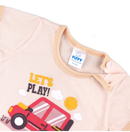 FIFFY LET'S PLAY BAJU BAYI T-SHIRT SUIT (4025024)