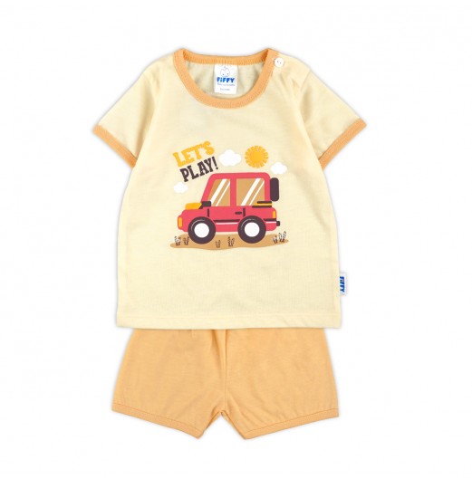 FIFFY LET'S PLAY BAJU BAYI T-SHIRT SUIT (4025024)