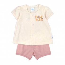 FIFFY BEST FRIEND BAJU BAYI SHORT SLEEVE VEST SUIT (4025025)