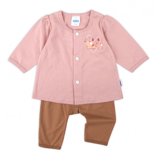 FIFFY BABY ELEPHANT BAJU BAYI LONG SLEEVE VEST SUIT (4025027)