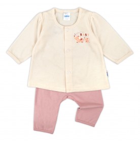 FIFFY BABY ELEPHANT BAJU BAYI LONG SLEEVE VEST SUIT (4025027)