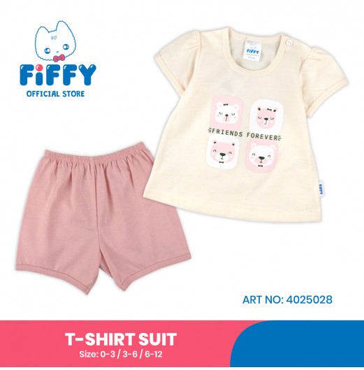 FIFFY FRIEND FOREVER BAJU BAYI T-SHIRT SUIT (4025028)