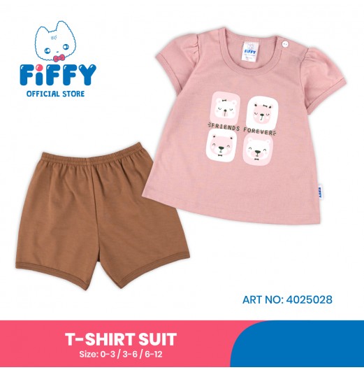 FIFFY FRIEND FOREVER BAJU BAYI T-SHIRT SUIT (4025028)