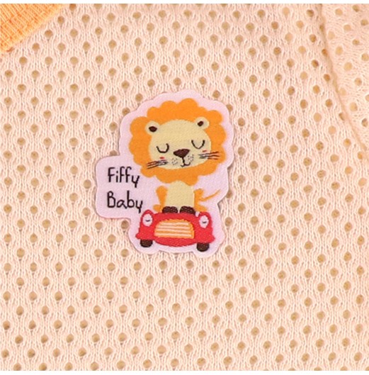 FIFFY SMILING LION SHORT SLEEVE VEST SUIT