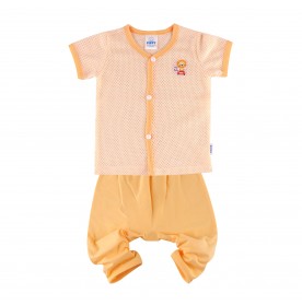FIFFY SMILING LION SHORT SLEEVE VEST+ LONG PANT SUIT