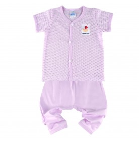 FIFFY DINOSAUR BABY SHORT SLEEVE VEST+ LONG PANT SUIT
