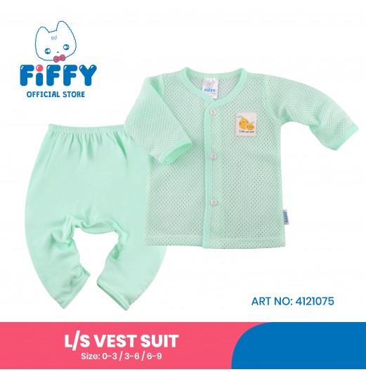 FIFFY SWEET LEMON LONG SLEEVE VEST SUIT