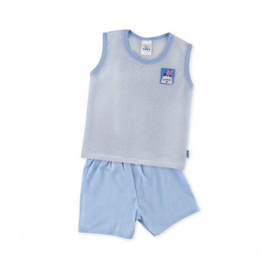 FIFFY GOOD NIGHT BEAR SINGLET SUIT