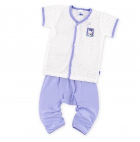 FIFFY BUNNY RABBIT SHORT SLEEVE VEST+ LONG PANT SUIT