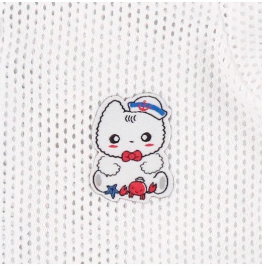 FIFFY CRAB BABY LONG SLEEVE VEST SUIT