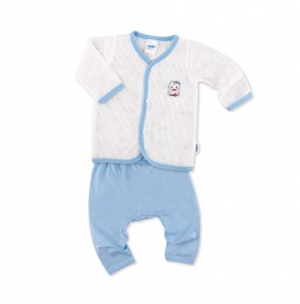 FIFFY CRAB BABY LONG SLEEVE VEST SUIT
